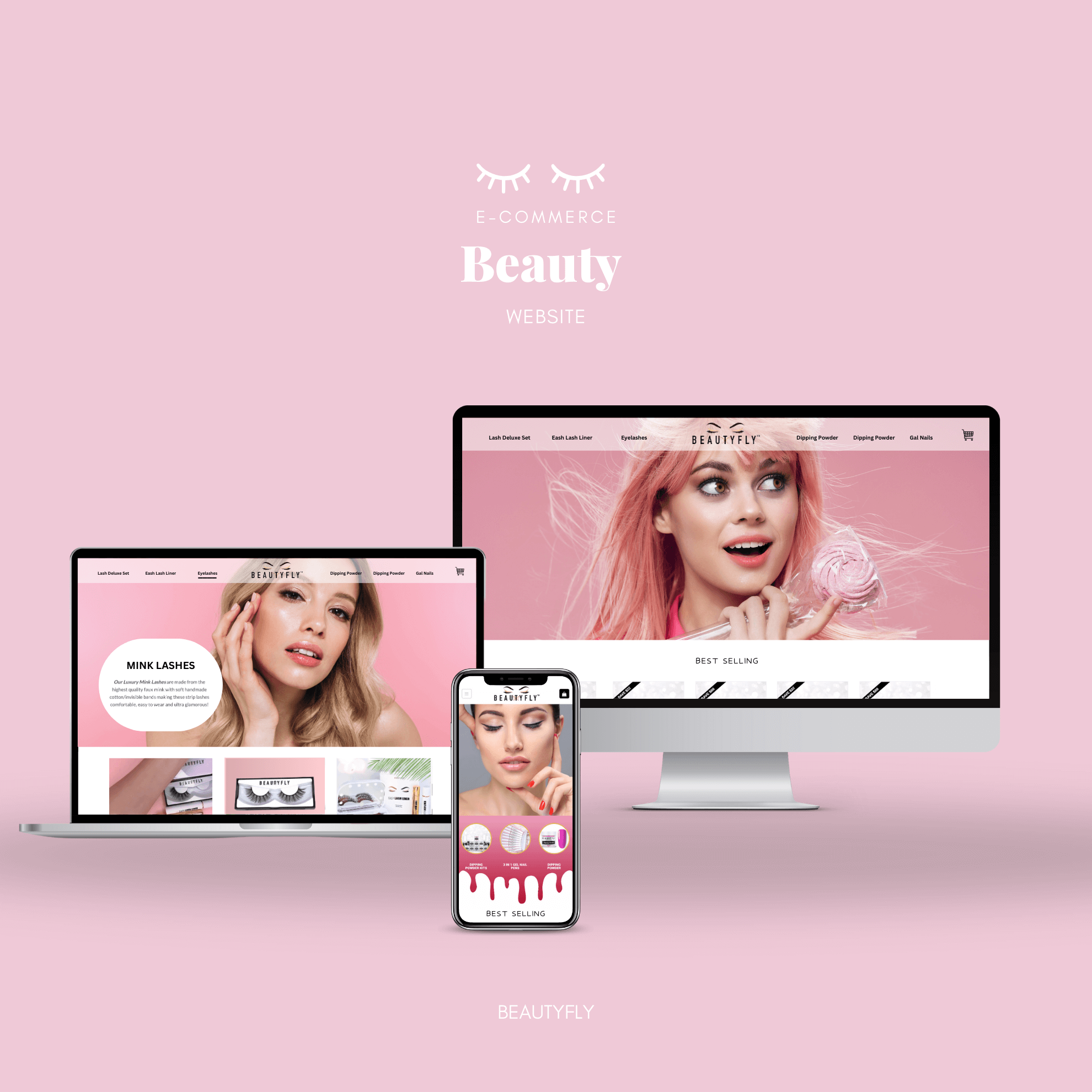 website design for beauty shop